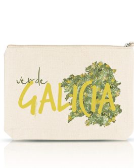 Neceser Canvas Natural Galicia Verde